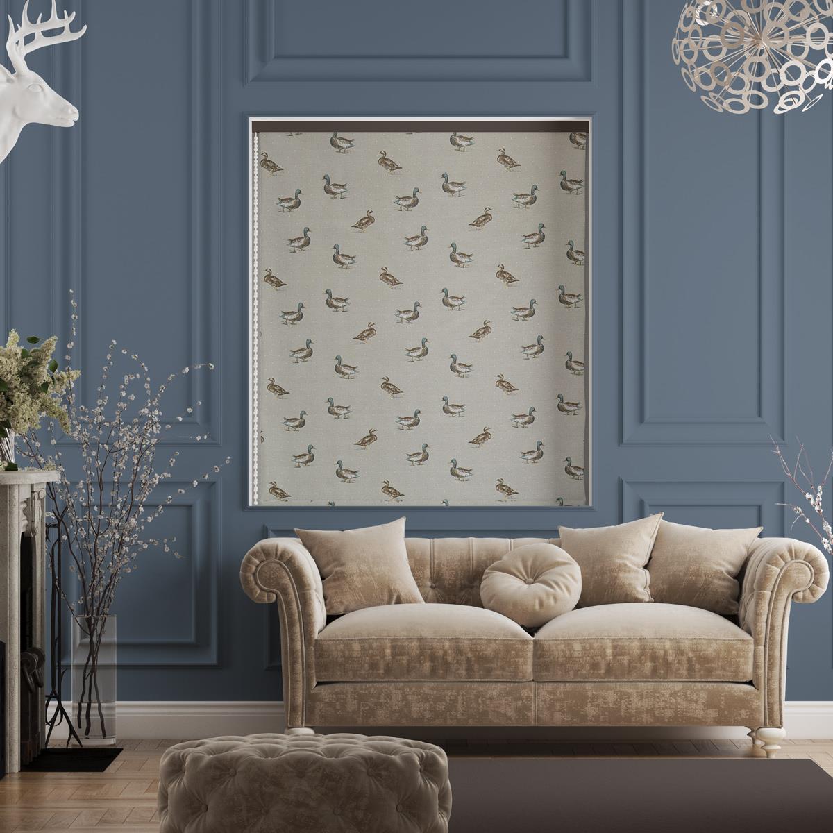 Mallard Natural Made To Measure Roman Blind