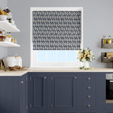 Oak Leaf Midnight Made To Measure Roman Blind