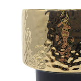 Harper Black and Gold Boho Vase