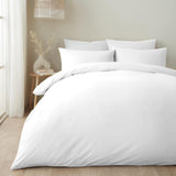 Pure Cotton Duvet Cover Set White