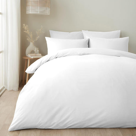 Pure Cotton Duvet Cover Set White