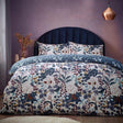 Midnight Panther Dusky Blue Duvet Cover Set