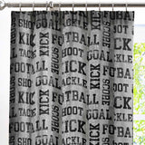 Football Kids Tape Top Curtains