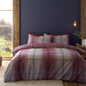 Brushed Cotton Flannelette Melrose Tweed Check Duvet Cover Set