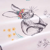 Bunny Tails Ditsy Flower Duvet Cover Set