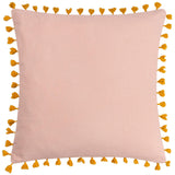 Chamae Floral Tasselled Cushion Cover 20" x 20" (50cm x 50cm)