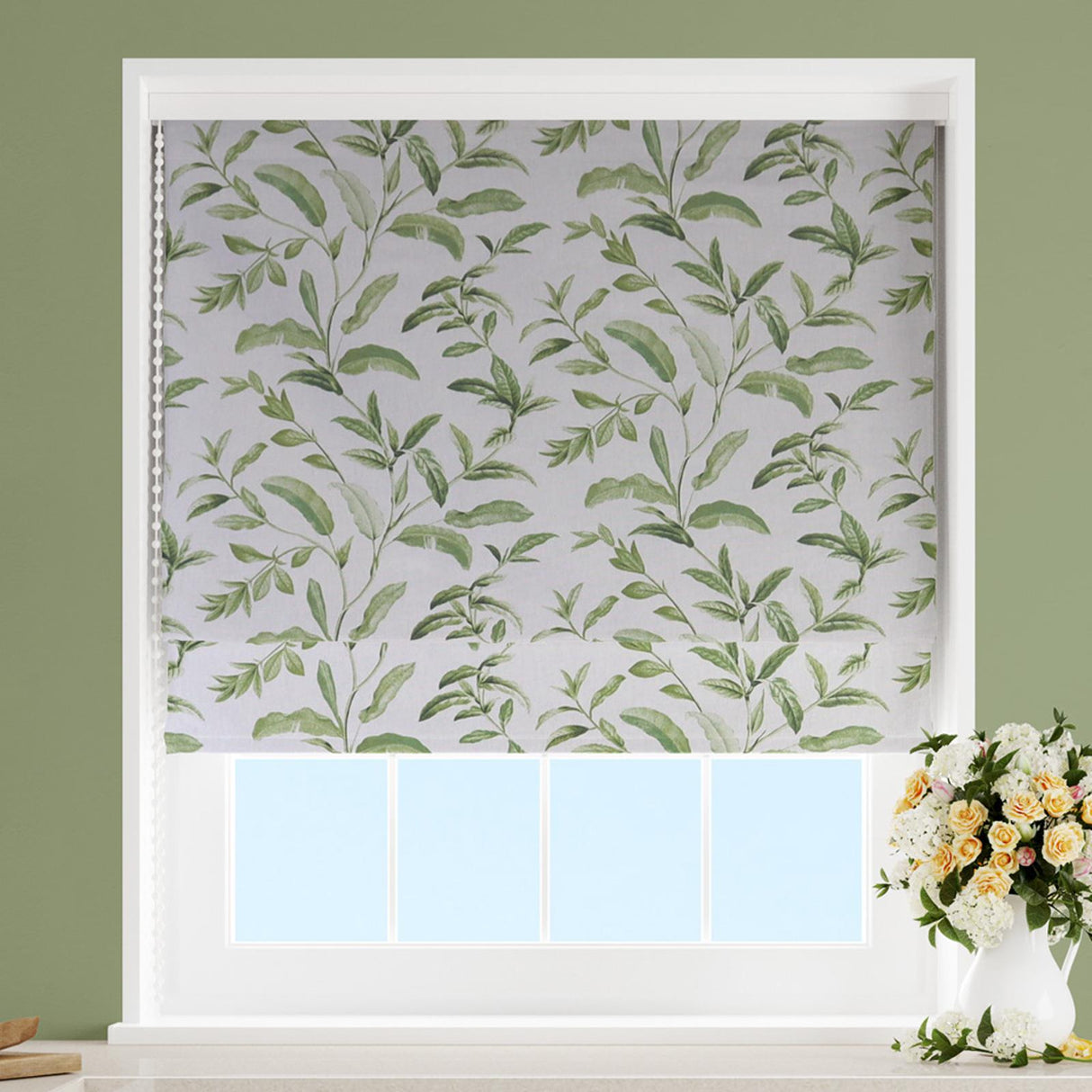 Oasis Spruce Made To Measure Roman Blind