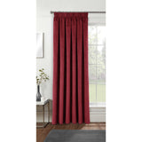 Oxford Velvet Blackout Door Curtain Red