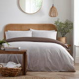 Biscay Cotton Brown Duvet Cover Set