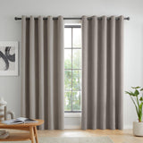 Wilson Velvet Blackout Thermal Eyelet Curtains Grey