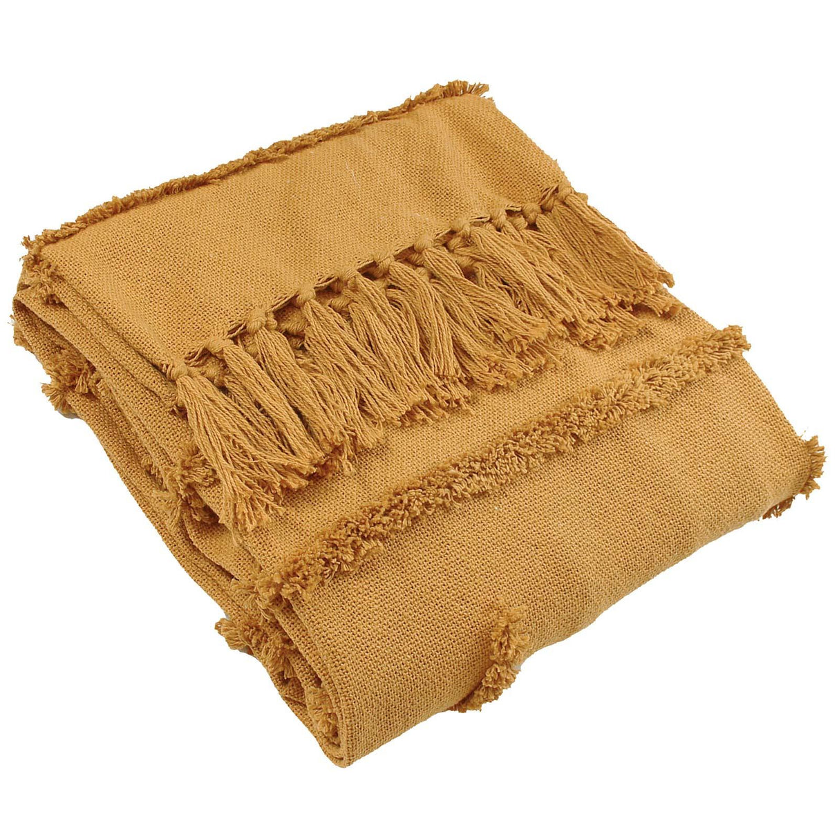 Jakarta Tufted Throw Ochre