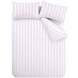 Stripe Tease Duvet Cover Set Pink