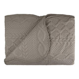 Aran Textured Bedspread Set