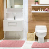 Orkney Bath Mat and Pedestal Bathroom Set