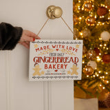 Gingerbread Bakery Wooden Sign