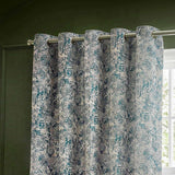 Bengal Jungle Eyelet Curtains Wedgewood