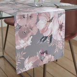 Dramatic Floral Table Runner