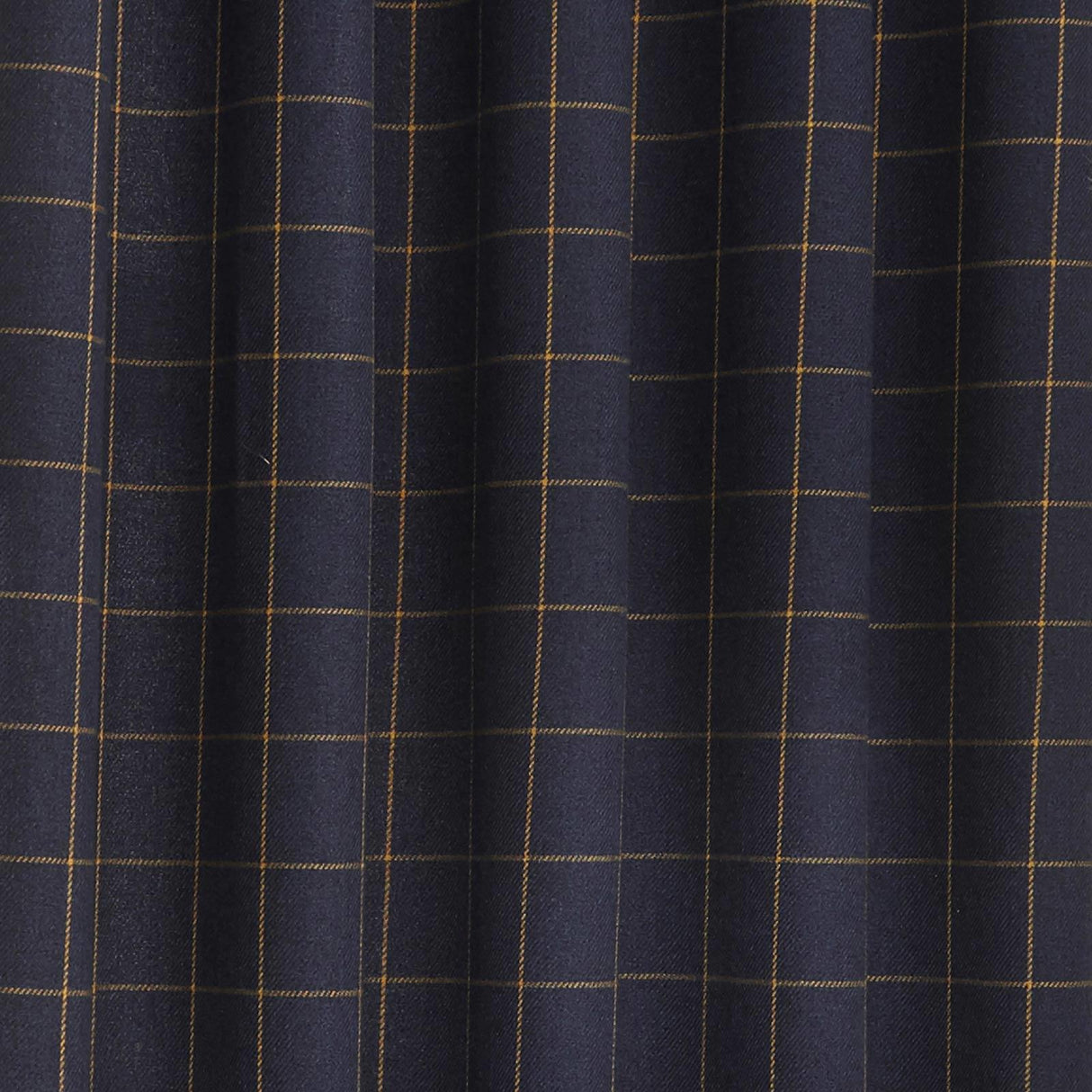 Ellis Windowpane Check Eyelet Curtains Navy 66" x 54"