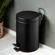 Black 3L Mini Pedal Bin