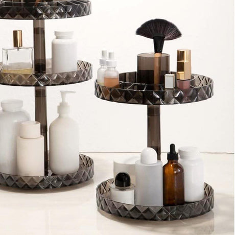 Black Diamond 2 Tier Rotating Organiser