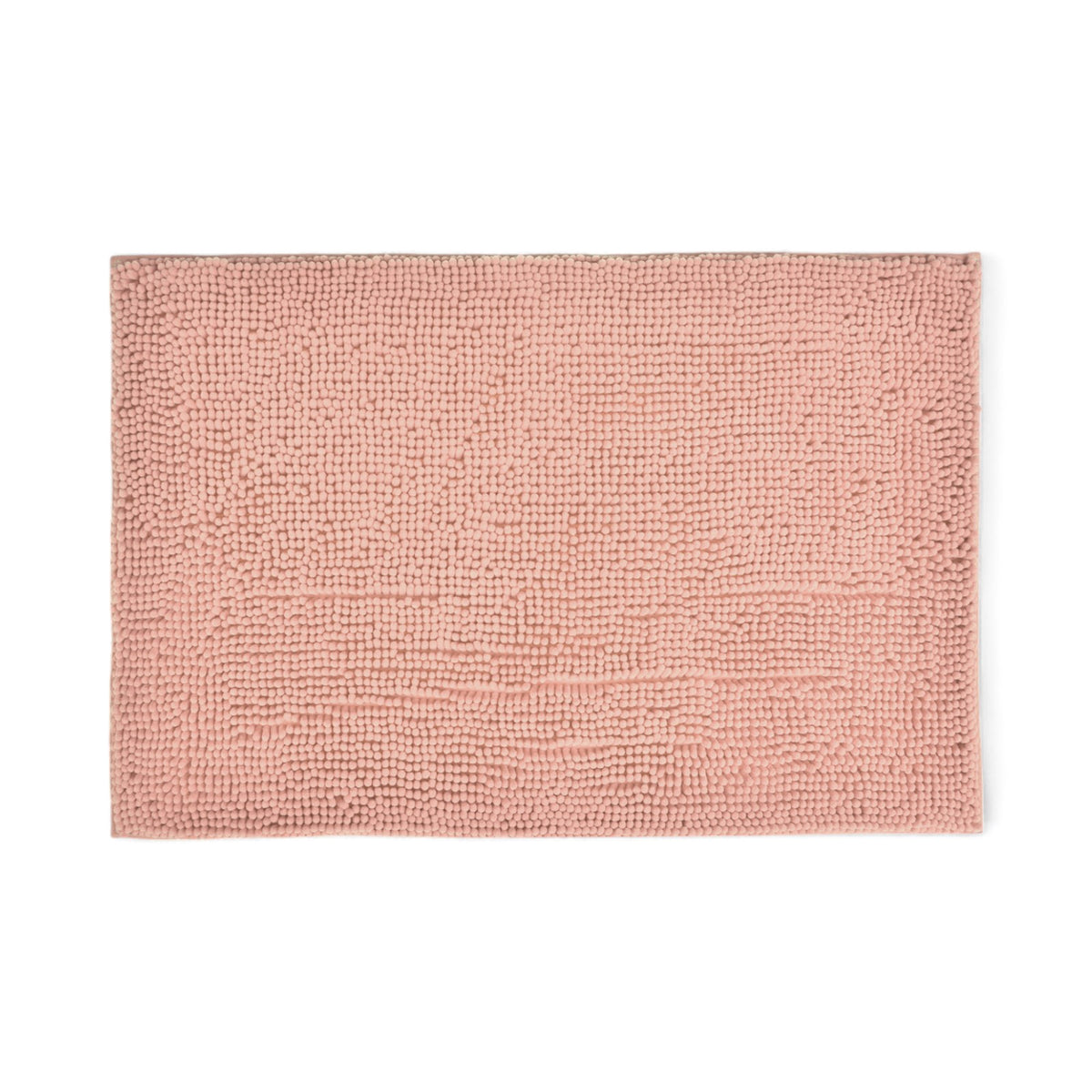 Chenille Bobble Bath Mat Blush