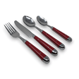 Brasserie 16 Piece Red Cutlery Set