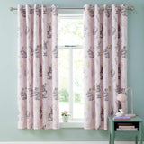 Bunny Tails Ditsy Flower Eyelet Curtains