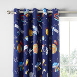 Lost In Space Eyelet Curtains