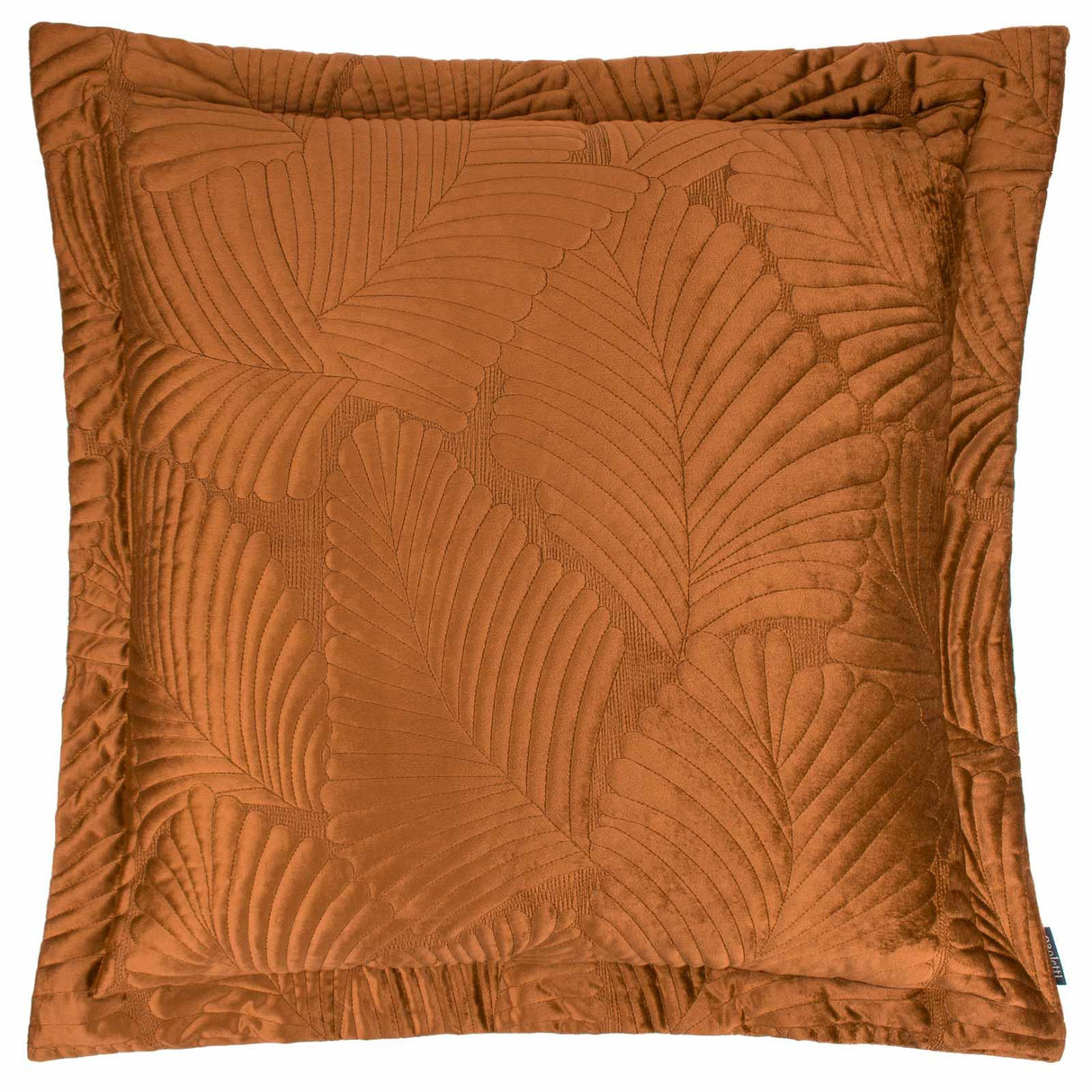 Palmeria Quilted Velvet Cushion Cover 24" x 24" (60cm x 60cm)