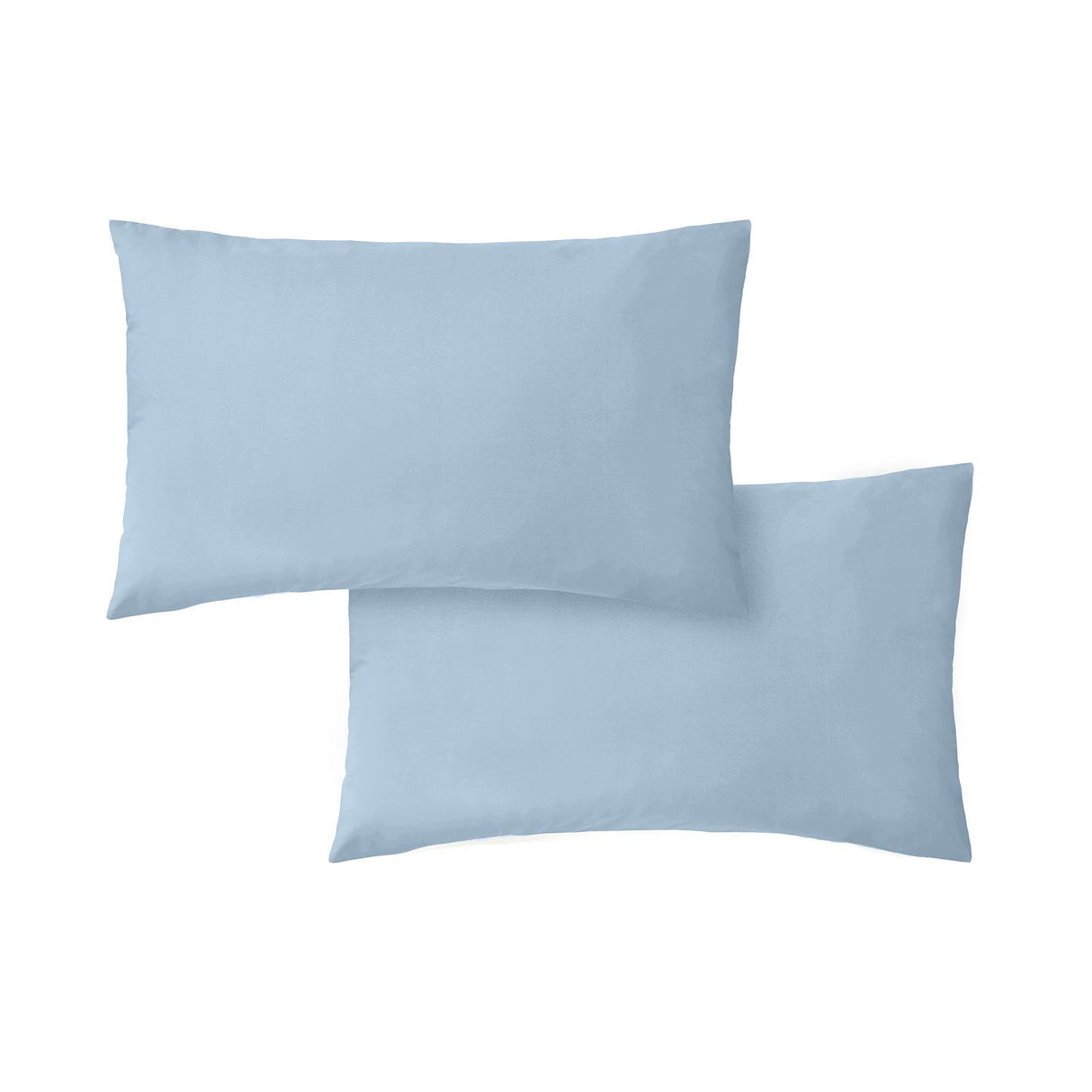 200TC Cotton Percale Pillowcases Blue