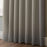 100% Blackout Eyelet Curtains Grey