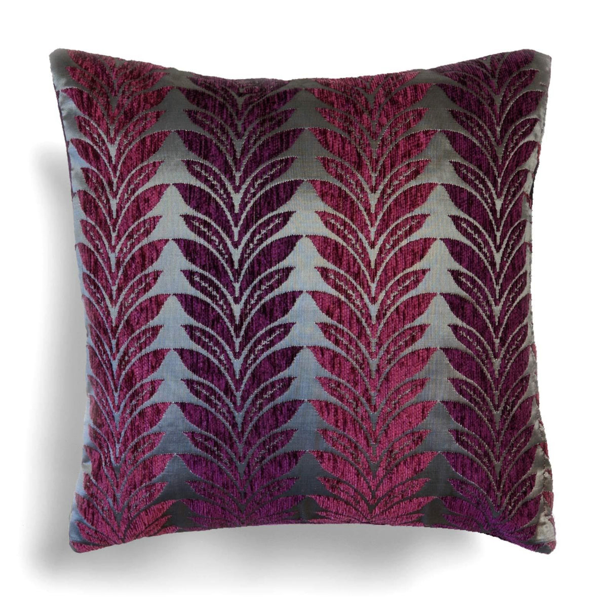 Willow Chenille Cushion Cover Plum