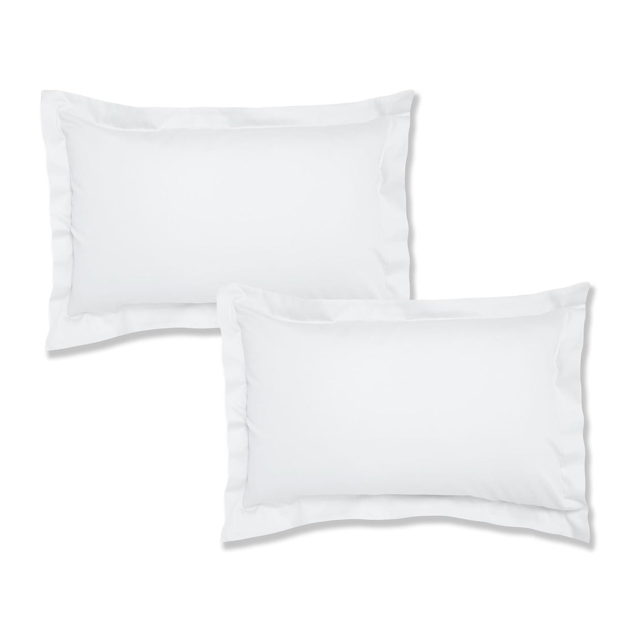 200TC Cotton Percale Oxford Pillowcases White