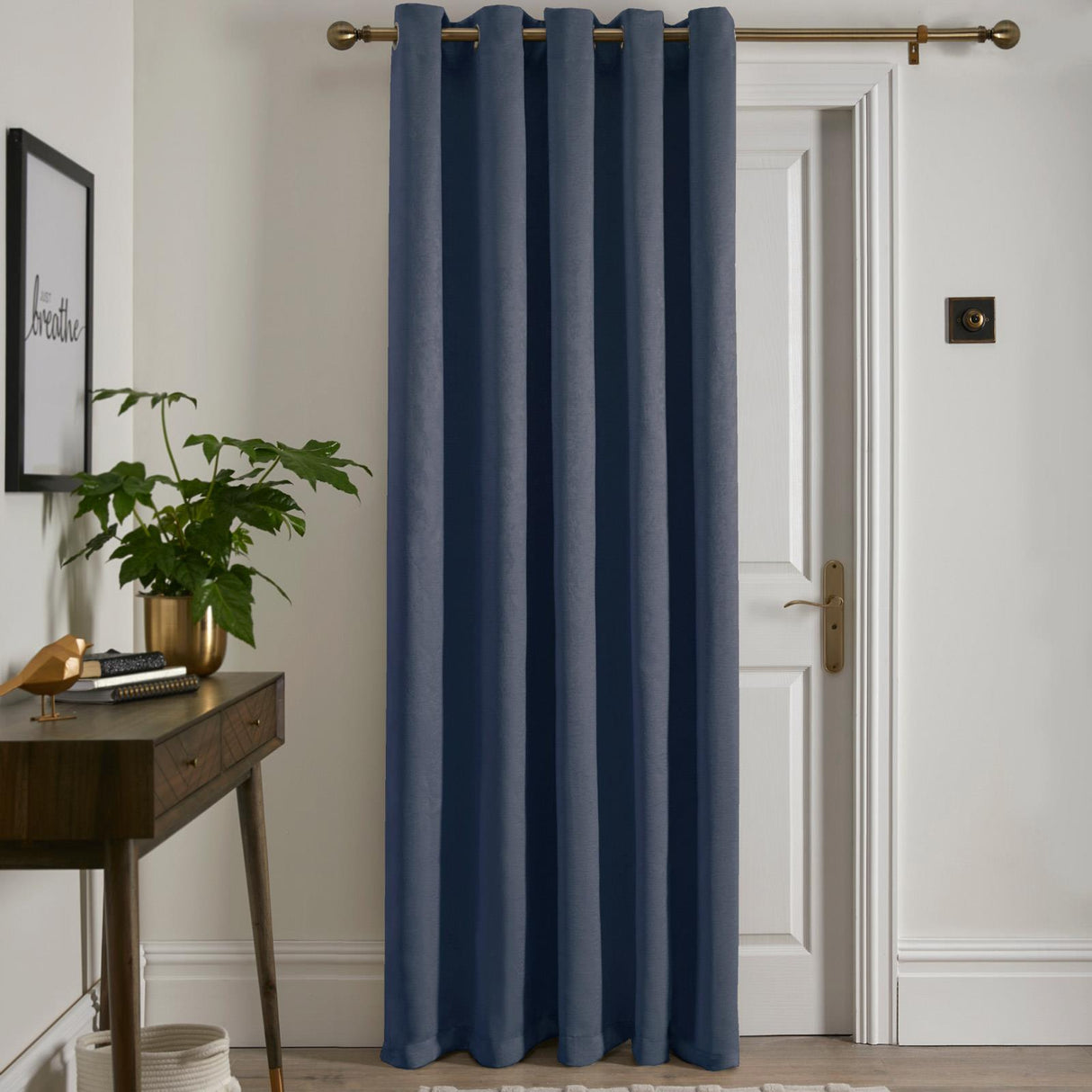 Strata Woven Thermal Door Curtain 66" x 84"