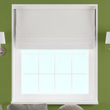 Panama White Made To Measure Roman Blind