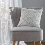 Cosy Diamond Cushion Silver