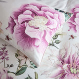 Krista Floral 100% Cotton Duvet Cover Set Double