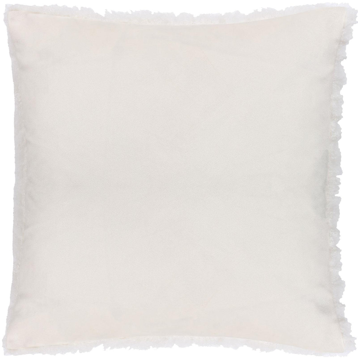 Fluff Ball Faux Fur Cushion Cover 18" x 18" (45cm x 45cm)