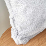 Glamour Fur Cushion Silver