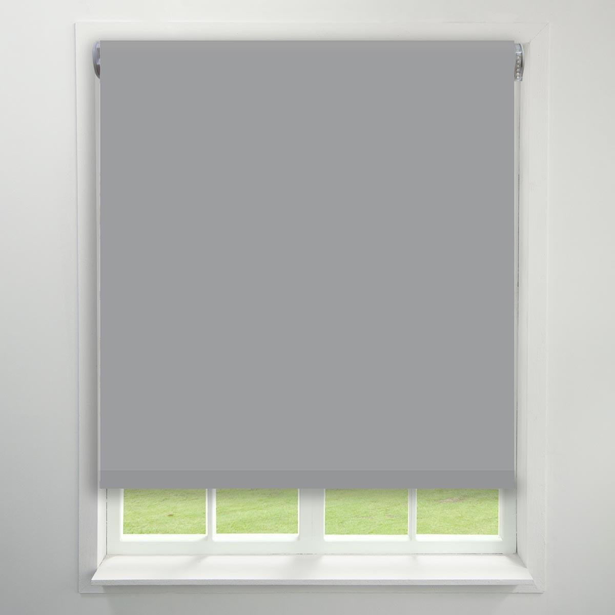 Luna Made to Measure Roller Blind (Blackout) Silver