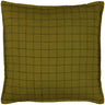 Linen Grid Check Cushion Cover