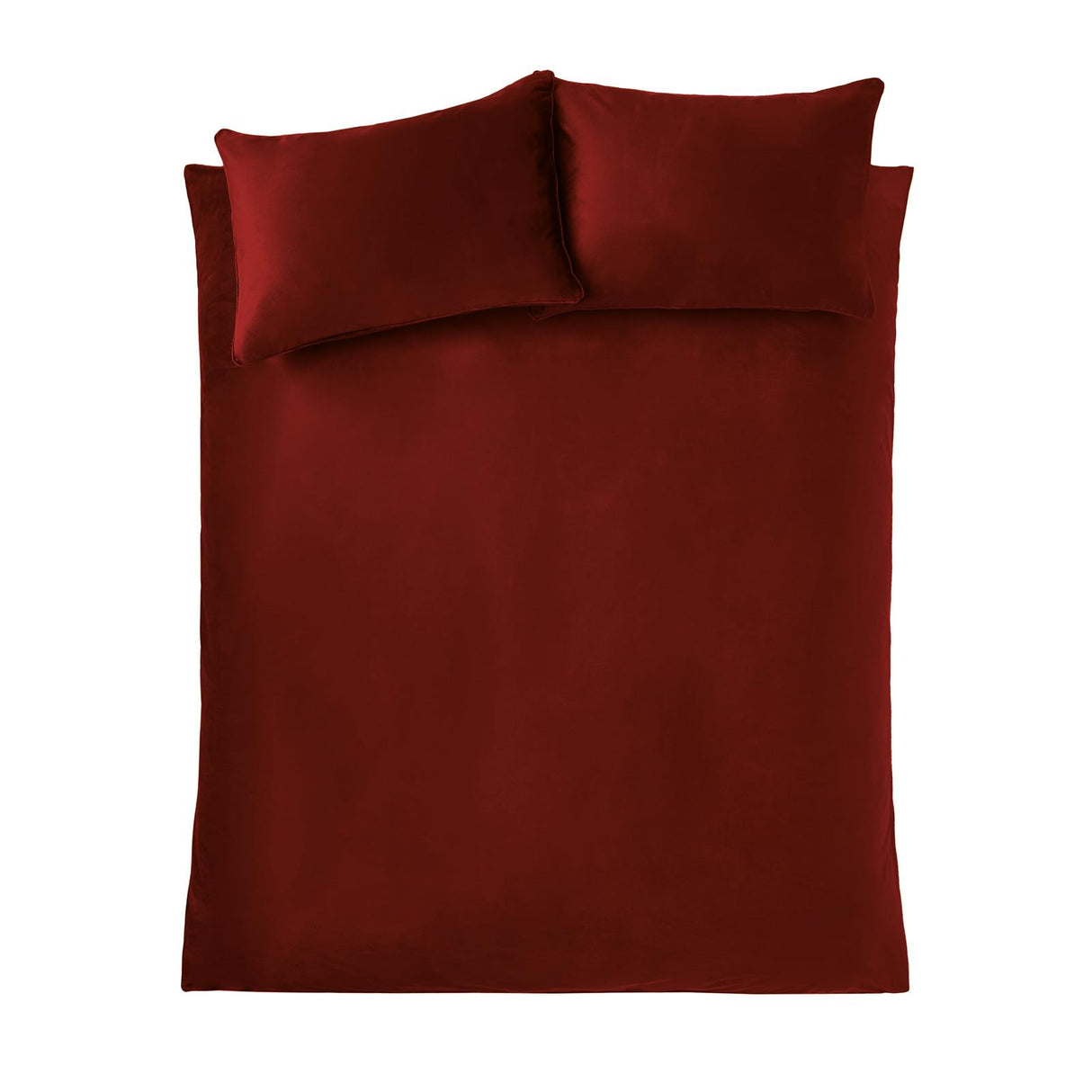 Kingsley Matt Velvet Duvet Cover Set Raspberry