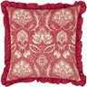 Kirkton Floral Pleat Fringe Cushion Cover 20" x 20" (50cm x 50cm)