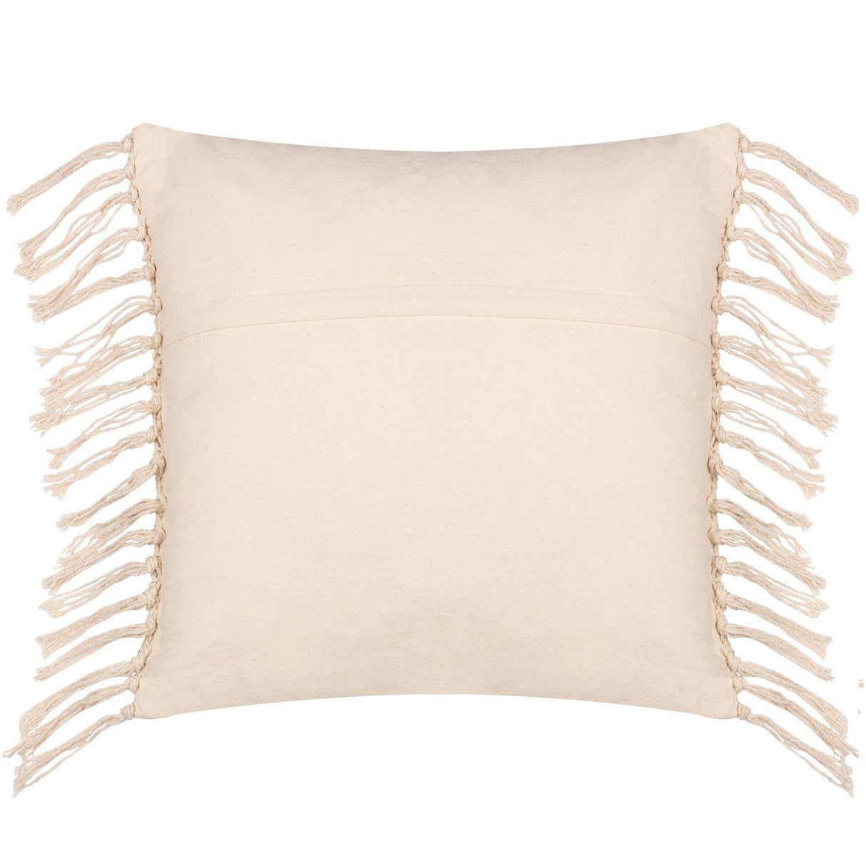 Nimble Fringed Cotton Cushion Cover 18" x 18" (45cm x 45cm)