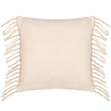 Nimble Fringed Cotton Cushion Cover 18" x 18" (45cm x 45cm)