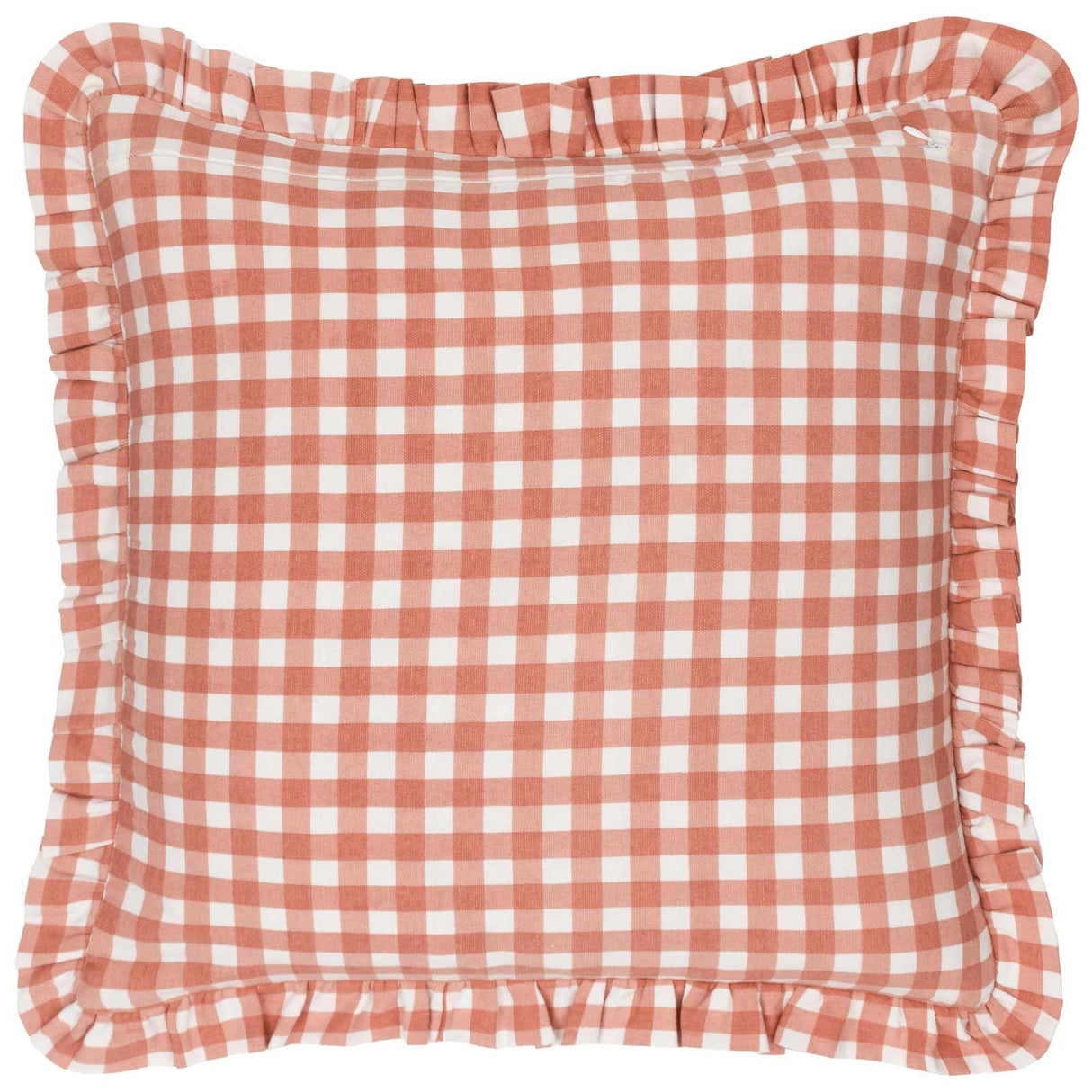 Maude Gingham Reversible Cushion Cover Rose