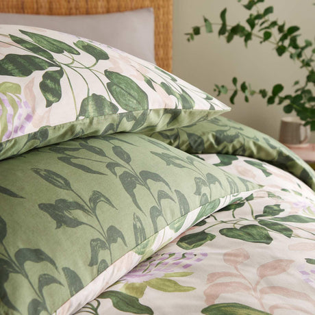 Passiflora Botanical Peach Duvet Cover Set