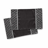 Deco Sequin Placemat 4 Pack Black