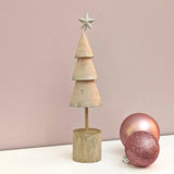 Wooden Pink Tree & Star