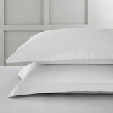 400TC Cotton Sateen Oxford Pillowcases Dove Grey